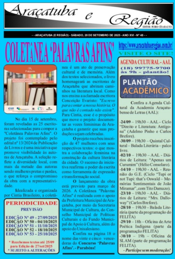 ARAÇATUBA E REGIÃO Nº 48 - 20/09 