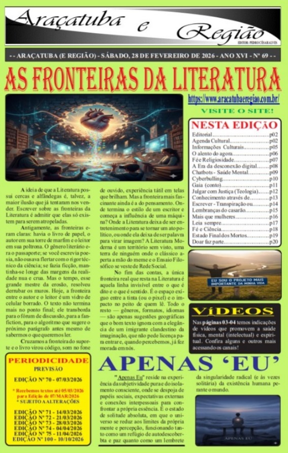 ARAÇATUBA E REGIÃO Nº 69 - 28/02/26 