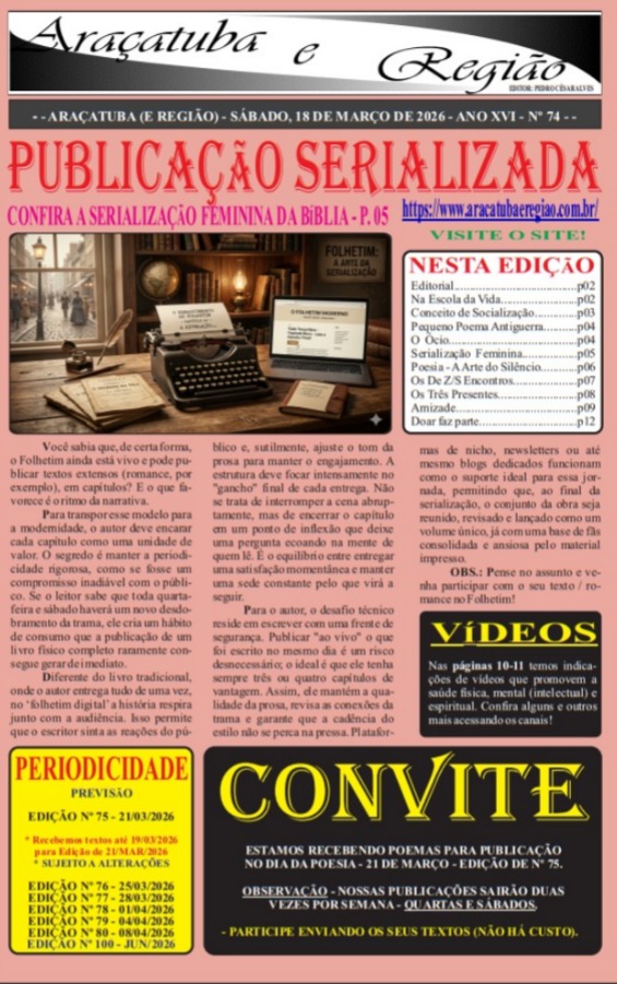 ARAÇATUBA E REGIÃO Nº 74 - 18/03/2026