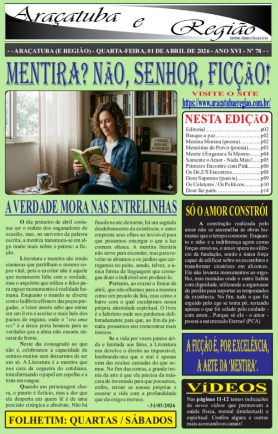 ARAÇATUBA E REGIÃO Nº 78 - 01/04/26